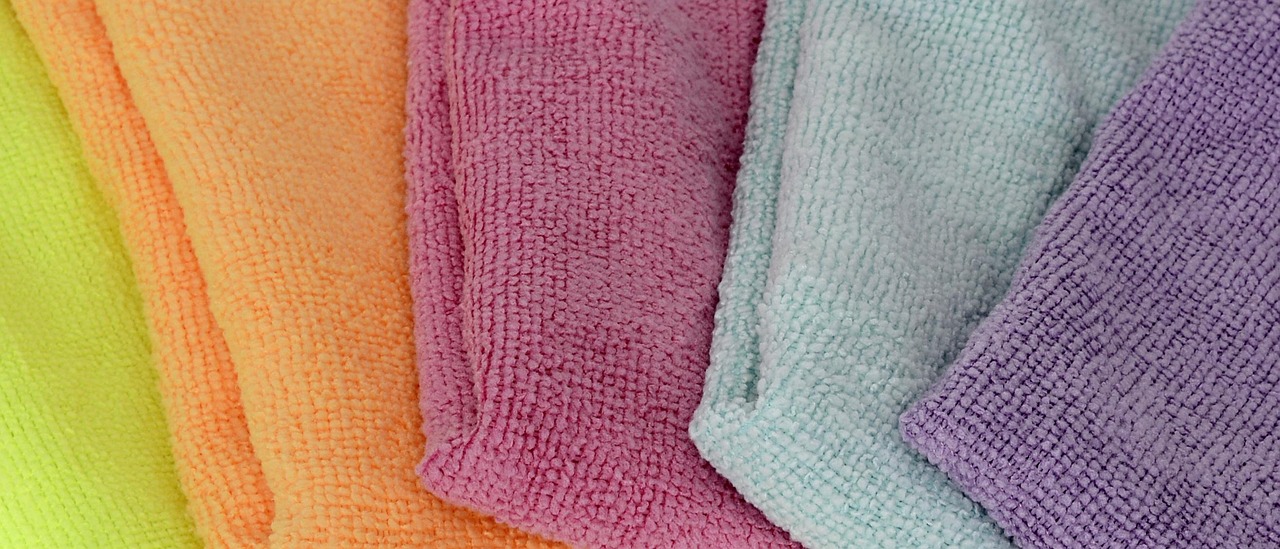 Microfibres codées par couleur